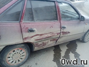 Битый автомобиль Daewoo Nexia