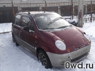 Битый автомобиль Daewoo Matiz