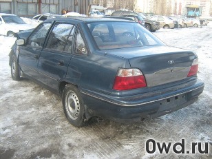 Битый автомобиль Daewoo Nexia