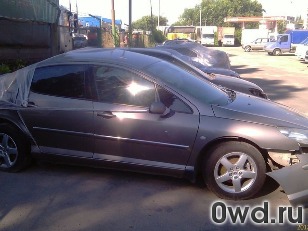 Битый автомобиль Peugeot 407