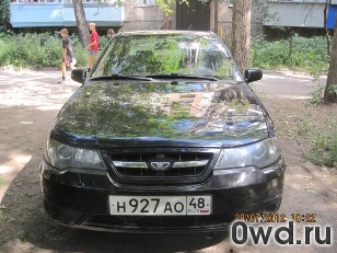 Битый автомобиль Daewoo Nexia